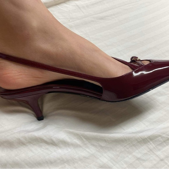 Miu miu crimson slingback - Picture 6 of 6